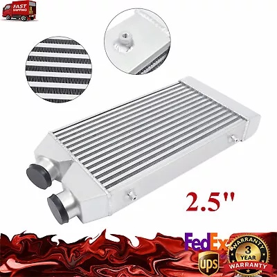 Universal Alu Intercooler 25x11x3 Front Mount 2.5  Inlet&Outlet Same One Side  • $150