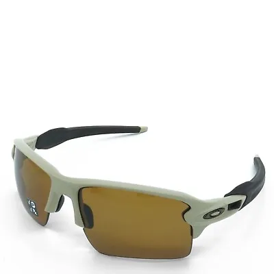 Oakley Flak 2.0 XL POLARIZED Sunglasses OO9188-38 Desert Tan W/ Bronze Lens • $129.99