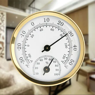 $9.39 • Buy Mini Analog Thermometer Hygrometer Humidity Meter Room Indoor Temperature US##