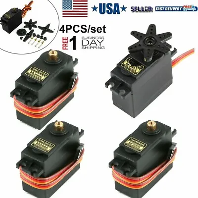 4Pack MG995 20KG High Speed Torque Metal Gear Servo For Helicopter RC Car Boat  • $15.95