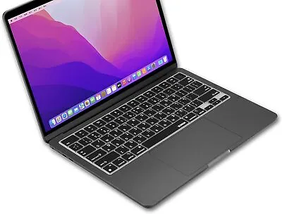 Design Silicone Keyboard Cover Skin For Apple M2 Chip MacBook A Hebrew Language • $36.28