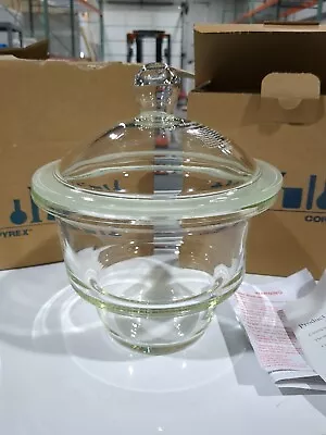 $49 • Buy 6  ID Glass Scheibler Non Vacuum Desiccator 150mm Pyrex Convex Glass 3081-150