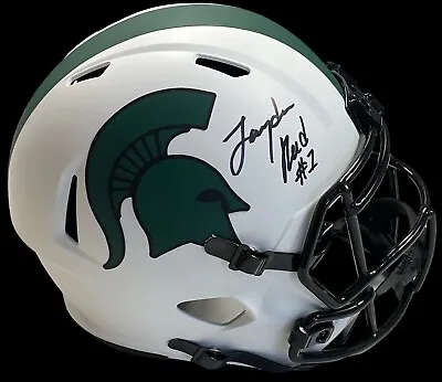 Jayden Reed Signed Michigan State Full Size White Speed Helmet Bas Coa Packers • $349.99