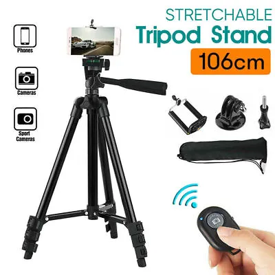 Pro Tripod Stand Mount For Digital Camera Camcorder Phone Holder IPhone DSLR SLR • £8.49
