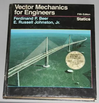 Vector Mechanics For Engineers: Statics By E. Russell Johnston And Ferdinand... • $11.45