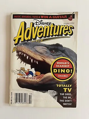 $8 • Buy Disney Adventures Magazine - October 1994 - Dinosaurs Marsupilami