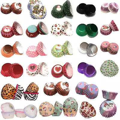 Mini Cupcake Cases Different Prints 100pcs Grease Proof Ideal For Children Party • £2.99