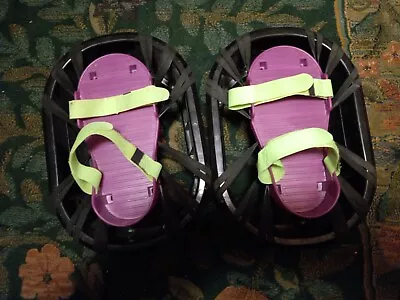 Moon Shoes Anti-Gravity Strap Shoes Purple And Black Vintage Nickelodeon • $18