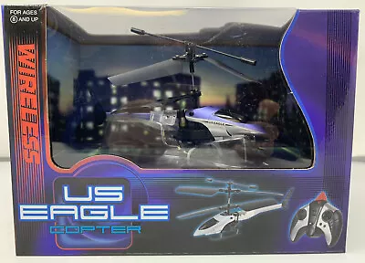 RC Remote Control Wireless Helicopter Toy US Eagle Flying Battery Powered NIB • $29.99