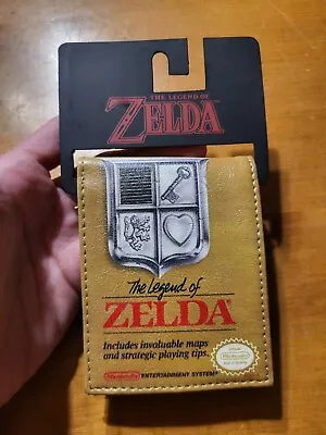 The Legend Of Zelda NES Gold Cartridge Vintage Nintendo Bioworld Wallet • $59.41