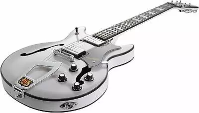 Hagstrom - ALV-SFT - Alvar Semi-Hollow Electric Guitar - Swedish Frost • $1399.95