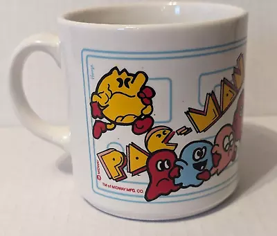 Vintage PAC-MAN Mug Video Game Midway Arcade Coffee Cup Grindley England • $29.99