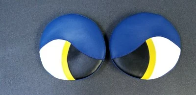 $56.99 • Buy Vw Dune Buggy   Marine Vinyl Headlight Covers  7  Blue Padded Inserts