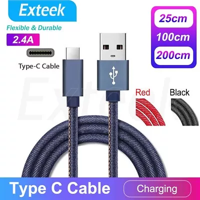 Fast Charger USB C Type-C Data Cable For Samsung S8 S9 S10 S20 Ultra Plus Note • $10.44