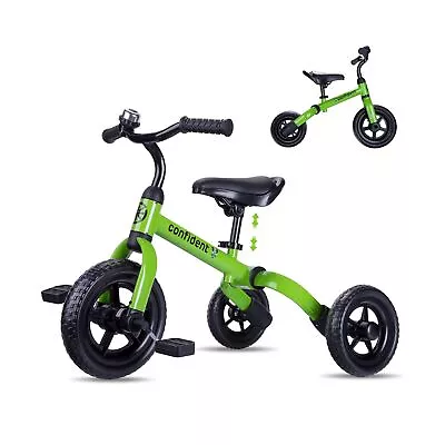 YGJT 3 In 1 Tricycle For Toddlers Age 2-5 Years Old Folding Kids Balance Bik... • $107.33