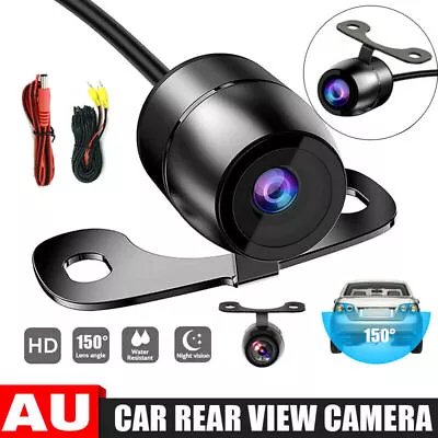 Waterproof 150° Reverse Car Rear View Backup Parking Camera IR Night Vision AU • $11.40