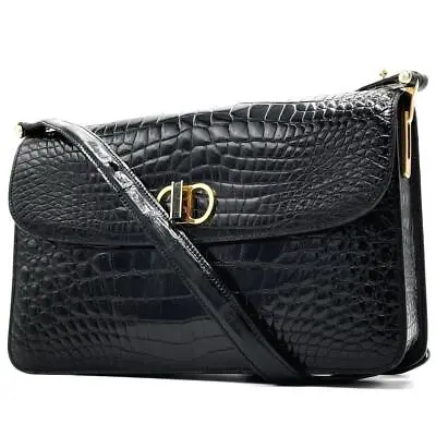 MORABITO Shoulder Bag Box Black Authentic • $506