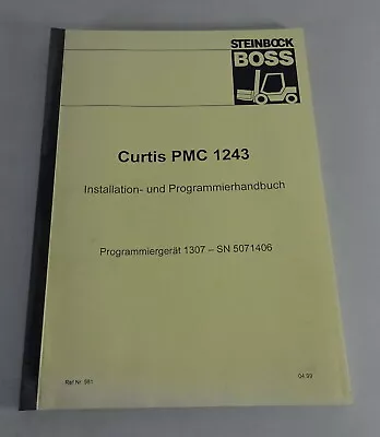 Workshop Manual/Programmierhandbuch Steinbock Forklift PMC1243 • £47.87