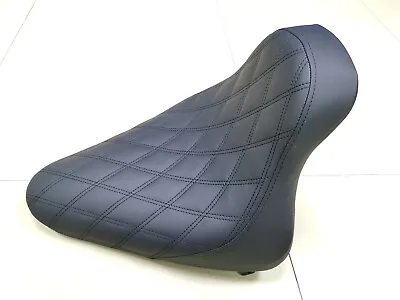 Black Driver Solo Seat For Harley Heritage Softail Classic FLSTC FLST 2000-2007 • $168.98