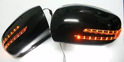 Side Mirror Cover Arrow Style Black LED Mercedes-Benz W211 02-05 Pre-Facelift • $195