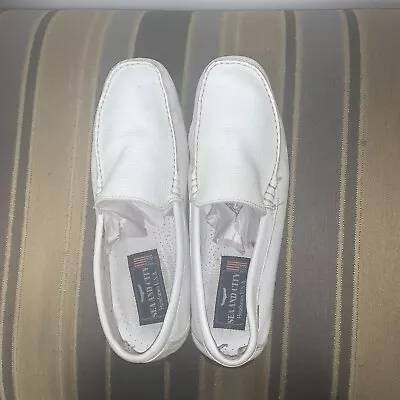 Sea And City Handsewn USA Leather White  Mens  Loafers Size Uk45 Usa12 • $24