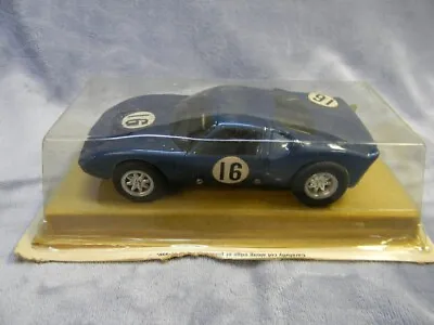 1/24 Scale Original 1966 Vintage Ford Gt40 Blue Rtr Monogram Slot Car W/case • $180