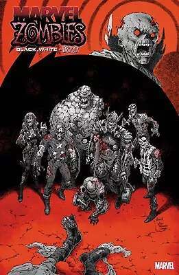 🧟 Marvel Zombies Black White Blood #4 - 1:10 Incentive -homage *1/03/24 Presale • $9.88