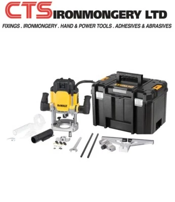 £360 • Buy DeWalt DWE625KT 1/2in Plunge Router 2300W 240V With TSTAK Kitbox