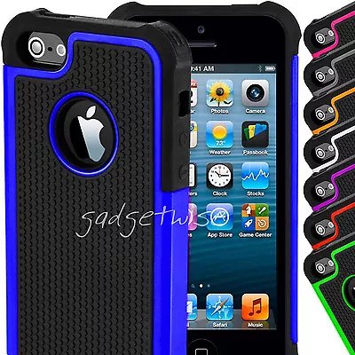 Workman Heavy Duty Soft Hard Hybrid Protective Case Cover For Apple IPhone 5C SE • £3.99