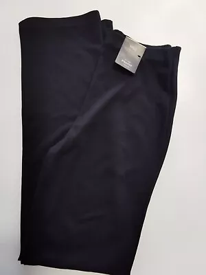 £6.99 • Buy M&S Collection,Ponte Pull On Straight Leg Trousers, Black, Size 6