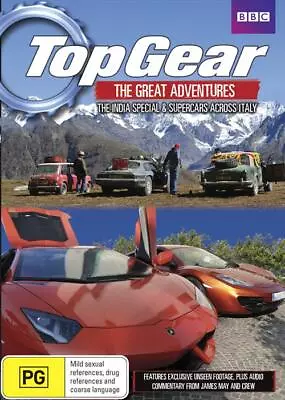 Top Gear - The Great Adventures - The India Special / Supercars Across Italy • $10.99