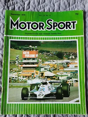 £7.50 • Buy Motor Sport Magazine - September 1979 - Ford Cortina, Fiat Strada 65, Mazda RX-7