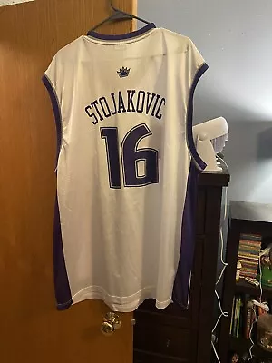 Peja Stojakovic Vintage NBA  Sacramento Kings Jersey  Sz 2XL  😎 • $23