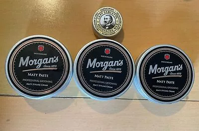 Candle Making Used Empty Moustache Wax Tins Morgans Matt Paste Empty Jars Tins • £1.99