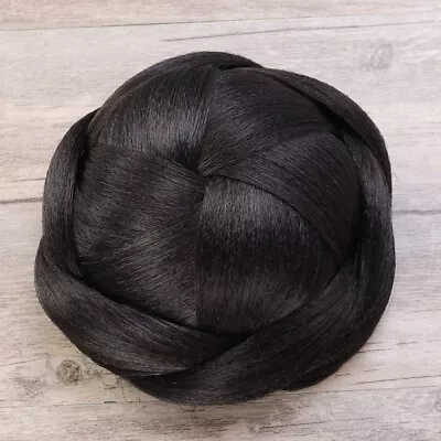  Updo Bun Wig 1b# Bride Hair Buns Wigs For Women Short Chignon • £9.48