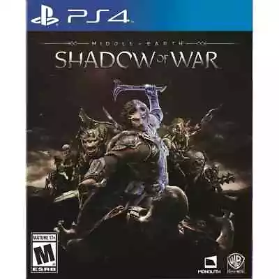 Middle-earth: Shadow Of War - Sony Playstation 4 [Free Shipping] • $10.50