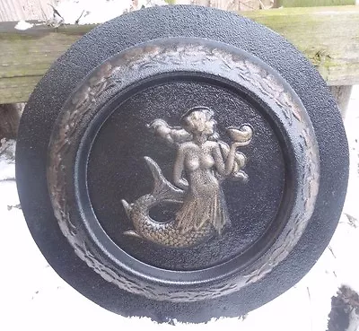 Mermaid Birdbath Mold Concrete Bird Feeder Mould 9  X 1  Thick • $23.95