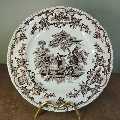 Vintage Mason's Patent Ironstone 'Romantic' Pattern 22.5cm Plate • £6.95