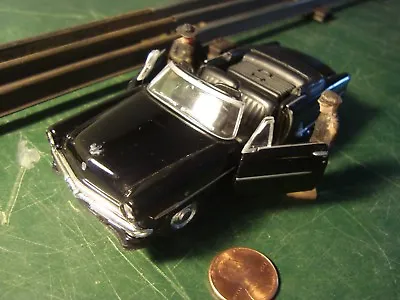 $12.99 • Buy Welly,1953 Ford Crestline Convertible Black Diecast Pullback Toy Car + 2 Figures