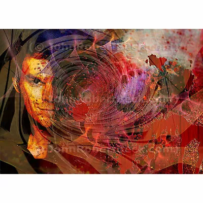 ACEO Art Signed Print (2.5  X 3.5 ) Crimson Requiem - Inspired By TV's Dexter • $5.95