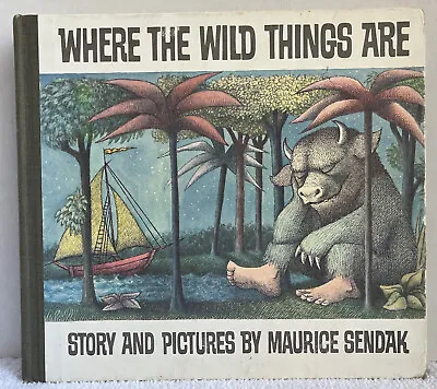 SIGNED -WHERE THE WILD THINGS ARE By Maurice Sendak HB Anniversary Ed Vintage • $350