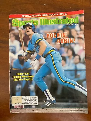 Sports Illustrated Magazine October 11 1982 Robin Yount Baseball Playoffs Hockey • $2.25