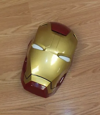 Marvel Avengers Iron Man Mask 3D Wall Hanging Deco With Light Up Eyes **READ**  • $34.08