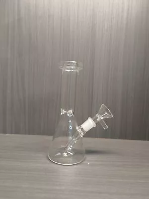 5inch Mini Glass Bong Water Bubble Pipe Smoking Bong Beaker  Hookah 10mm Bowl • $10.99