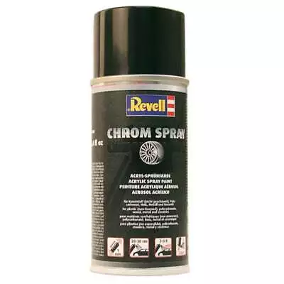 Revell Chrome Spray Paint 150ml Acrylic 39628 For Scale Model Making Realistic • £23.60