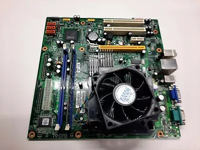 Lenovo Motherboard G31T-LM5 Ver 1.0 2gb RAM CPU Dual Core 2.6 GHz Tested.  • $30