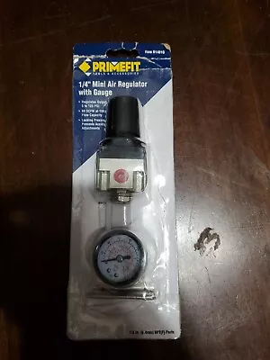 Primefit R1401G Mini Air Regulator With Gauge Reg. Output 5 To 125 PSI 60 SCFM • $14.99