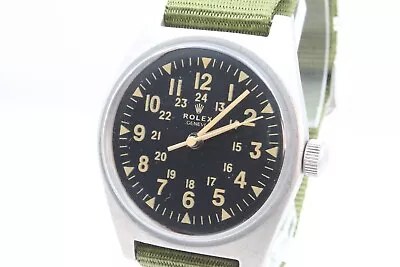 ROLEX Military Watch US Army Vietnam War Era Manual Winding Antique 3336/84 • $999.99