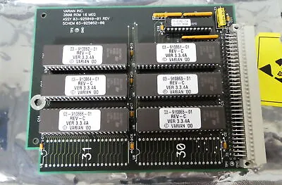 R188942 Varian 3800 ROM 16 MEG 03-925049-01 Board For CP-3800 GC • $50