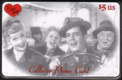 $5. 'I Love Lucy': Lucy Ricky Fred Ethel 'California Here We Come' Phone Card • $6.97